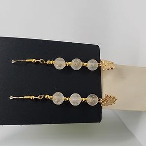 Handmade Butterfly charm earrings
